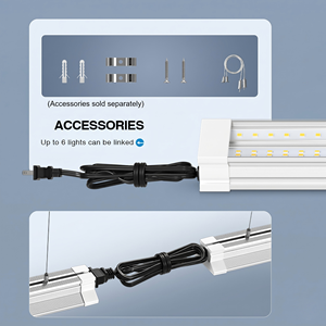 ETL Certified 4FT-8FT LED Hanging Tube <b>Light</b> 50W100W Super Bright Aluminum Body SMD2835 Customizable for Warehouse Shop Ceiling - Product Image 6