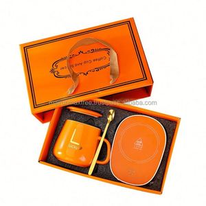 Ensemble cadeau d'affaires promotionnel, tasse à café en céramique intelligente à contrôle de température 350 ml avec logo personnalisé - Product Image 5