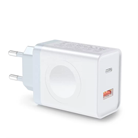 Chargeur rapide sans fil HNT Wholesale PD 20W GaN USB A USB C, adaptateur de charge murale OEM ODM pour iPhone, Apple Watch, Samsung