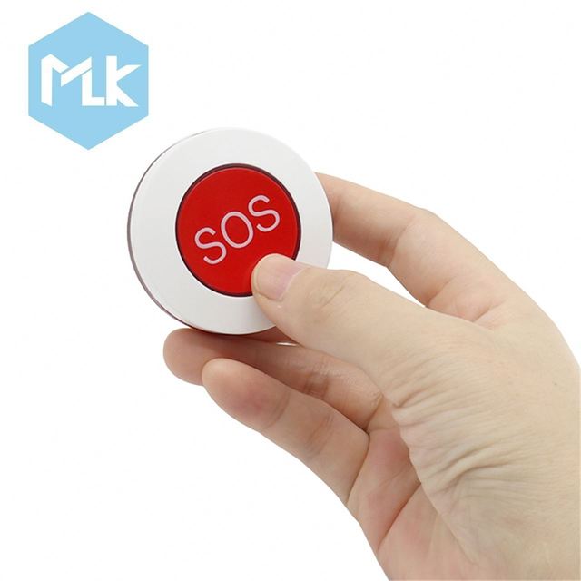 MLK 315 433Mhz RF Wireless Remote Control Key Round Switch SOS for  Home Smart Doorbell Switch