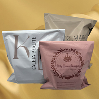 POLI de courrier rose avec LOGO personnalisé Sac d'expédition en poly recyclable, biodégradable et écologique Sac de courrier postal