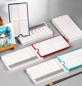 XinyiArt 360 °   <span class=keywords><strong>Palette</strong></span> de <span class=keywords><strong>peinture</strong></span> aquarelle portable à 28 compartiments avec couvercle rotatif, boîte à <span class=keywords><strong>peinture</strong></span> <span class=keywords><strong>humide</strong></span> en plastique vide pour huile et acrylique - Product Image 1