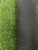 Herbe artificielle extérieure de 25mm de gazon vert de tapis de gazon artificiel