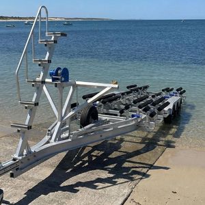 Anpassbarer <span class=keywords><strong>30</strong></span> Fuß (10 m) Aluminium-Bootsanhänger mit Drei- bis Fünfachsen für Boote & Wasserfahrzeuge - Product Image 6