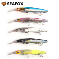 Leurre de pêche coulant pour eau salée, type Minnow, 135mm 27g, Jerkbait en plastique ABS pour la pêche en profondeur