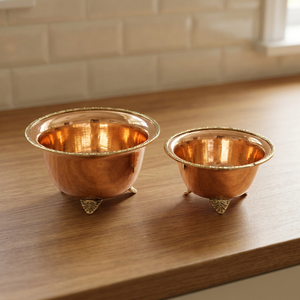 Ensemble de 2 bols en cuivre massif - Product Image 2
