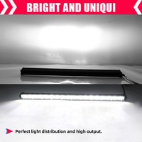 Emark DOT ECE OEM Haute qualité Haute puissance Ip68 12 24 Volt 20 pouces Voiture Tout-terrain 26 pouces Super fin Simple rangée Barre lumineuse LED
