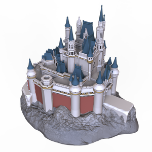 Lâu Đài Du Lịch Mô Hình Xây Dựng <span class=keywords><strong>3D</strong></span> Lâu Đài Polyresin Lưu Niệm Thu Nhỏ - Product Image 1