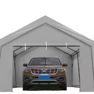 Toldo portátil para almacenamiento de autos al aire libre, con protección UV, tamaño personalizado, para estacionamiento de varios vehículos. - Product Image 1