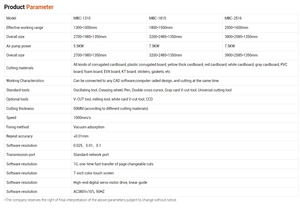 Ruk mbc מתנד סכין <span class=keywords><strong>cnc</strong></span> מכונת-iso9001 אין חיתוך עובש עבור נייר דבש & קרטון תיבת prototyping - Product Image 4