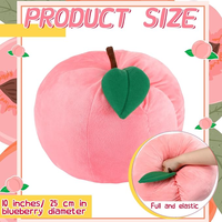 Pluche speelgoed knuffeldier cartoon fruit gesimuleerd fruit en groente cadeau dier groothandel klauwautomaat arcade kussen OEM