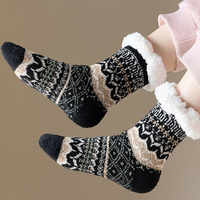 Chaussettes chaudes d'hiver Chaussettes personnalisées en gros-Mignon Animal Design E Chaussettes thermiques ultra douces pour l'hiver