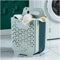 Panier à linge pliable grande capacité avec poignées, idéal pour la salle de bain et la chambre – Organisateur de vêtements peu encombrant – Meilleures ventes