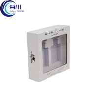 Nueva Caja de Regalo Resistente con Tapa y Base, Impresión con Logotipo UV Localizado, Empaque con PVC para Perfumes, Regalos o Productos de Cuidado de la Piel