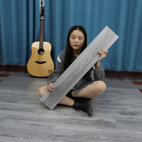 Dalles de sol en vinyle, revêtement de sol LVT imitation bois, planches de bois PVC, revêtement de sol stratifié, autocollant de sol en PVC plastique pour la danse