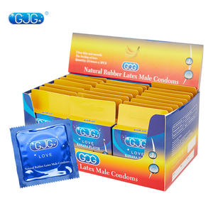 <span class=keywords><strong>Condones</strong></span> Masculinos de Látex de Caucho Natural con Sabor a Frutas, Ultrafinos, 3 Unidades por Caja, Personalizables - Product Image 3