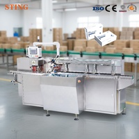 Machine d'emballage et de capsulage automatique écologique en acier inoxydable avec contrôle PLC pour l'emballage alimentaire et de cigarettes