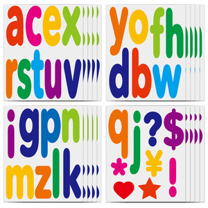 <span class=keywords><strong>Adesivi</strong></span> da 5.3 pollici <span class=keywords><strong>con</strong></span> lettere impermeabili in vinile libro alfabeto autoadesivo <span class=keywords><strong>per</strong></span> lavagna scuola decorazione murale lettere minuscole Sticker - Product Image 3