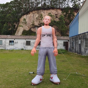Mascota Inflable Realista de la Celebridad Eminem, Rapero de Hip-Hop, para Exhibición en Exteriores - Product Image 1