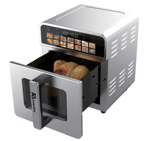 Anbo <span class=keywords><strong>Friteuse</strong></span> à air numérique 23L à écran tactile couleur, multifonction : cuiseur, rotateur, <span class=keywords><strong>friteuse</strong></span>, four à pâtisserie et grill, pour la préparation de burgers et pizzas - Product Image 6