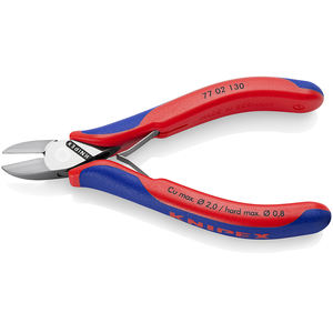 Cortador Diagonal Electrónico KNIPEX 77 02 130 con Mangos Multicomponentes de 130 mm - Product Image 2