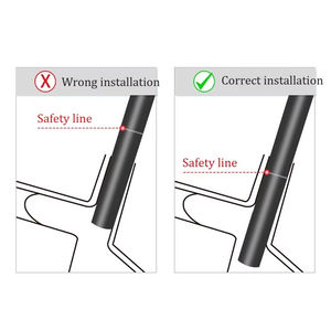 Tubo de Asiento MEROCA de 27.2, 30.9 y 31.6 mm para Bicicletas de Montaña, Cableado Interno, Ajustable, Control Hidráulico con Cable - Product Image 2