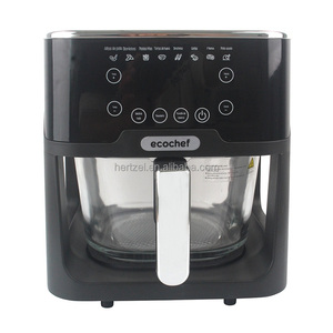 Nuovi arrivi <span class=keywords><strong>5</strong></span> <span class=keywords><strong>litri</strong></span> 1500W Smart Touch Screen Custom Oil Free <span class=keywords><strong>friggitrice</strong></span> elettrica profonda ciotola di vetro caldo <span class=keywords><strong>friggitrice</strong></span> <span class=keywords><strong>ad</strong></span> <span class=keywords><strong>aria</strong></span> per uso domestico - Product Image 5