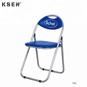 كرسي حديث قابل للطي محمول بإطار معدني من المصنع مباشرة - Product Image 3