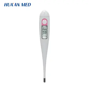 Huagen 0.01 termômetro digital de alta precisão, resistente à água, basal, para bebês, crianças