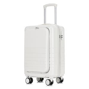 Ensemble <span class=keywords><strong>de</strong></span> bagages légers et durables à ouverture frontale, 20 pouces, roues universelles silencieuses, capacité multi-pièces, logo personnalisé - Product Image 5