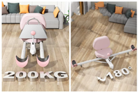 Machine de civière de jambe d'acier inoxydable pour des civières de jambe de sport de gymnastique de danse de Cheerleading de Ballet pour améliorer la flexibilité