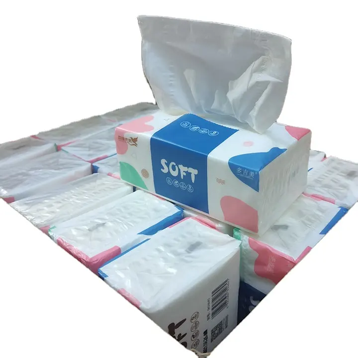 Картонная коробка, 18 упаковок, салфетки для лица, всплывающие салфетки, мягкие салфетки для лица