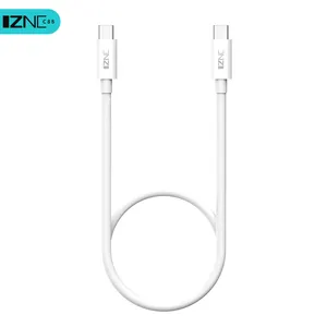 IZNC Wholesale 5A OTG Usb C To Usb C Cable 1M Type C Cable 5a Fast Charging Android For Xiaomi Samsung