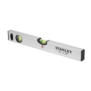 Nivel clásico Stanley de 12 pulgadas magnético con viales para fontanería y carpintería - Product Image 1