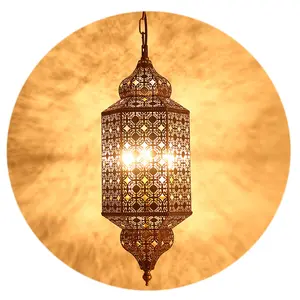 Комнатный декоративный подвесной светильник, оптовая продажа, марокканская башня, подвесной светильник, антикварный подвесной светильник, освещение для украшения дома, отеля
