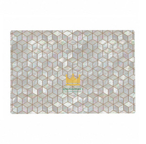 Alfombra de Café Rectangular de Nácar Ecológica de 6 mm de Grosor, Creativa, para Almacenamiento, Hogar, Sala de Estar, Estilo Moderno, Ligero y de Lujo, Económica - Product Image 5