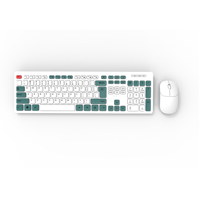 China Product Mini Wireless Keyboard and Mouse Set 1600 DPI and 108 Keys for Gaming