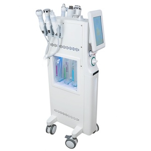 Nouvelle machine faciale Aqua Peeling Hydra Oxygène 6 en 1 H2O2 avec technologie à ultrasons pour le blanchiment et le rajeunissement de la peau, prise IT/US - Product Image 1