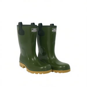Botas de Seguridad TTAKE Verdes de PVC con Suela de Goma para Uso Laboral - Product Image 2