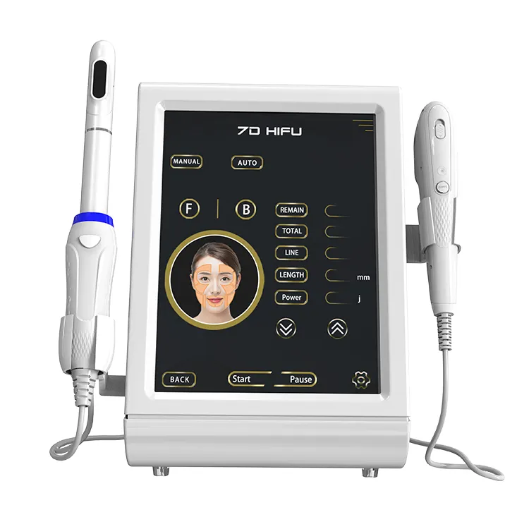 Nouveau produit soins des yeux rajeunissement de la peau 7D vagin 2 poignées serrage vaginal 2 in1 HF 7D Machine