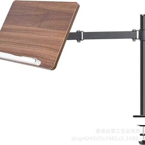 <b>Adjustable</b> Wooden Laptop Stand Desktop Computer Holder Rotatable <b>Office</b> <b>Desk</b> Organizer For Laptops - Product Image 5