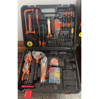 Ensemble de 102 outils en acier au carbone haute vitesse avec mallette rigide, clés mixtes, pour usage domestique/industriel, sans perceuse électrique, OEM