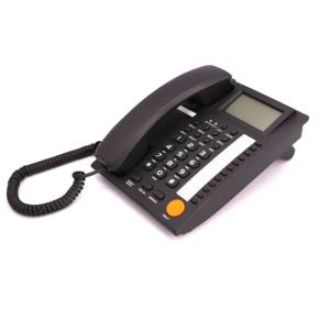 <span class=keywords><strong>Téléphone</strong></span> <span class=keywords><strong>fixe</strong></span> de bureau, <span class=keywords><strong>téléphone</strong></span> filaire avec écran d'identification de l'appelant de grande taille et prise pour casque mains libres pour la maison et le bureau - Product Image 4