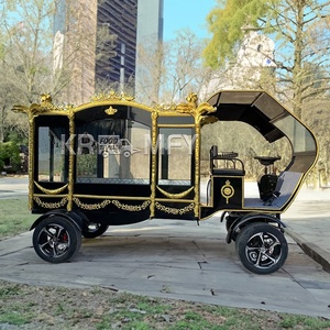 Remolque de coche fúnebre tirado por caballos de lujo Vehículo funerario Premium para transporte especial - Product Image 5
