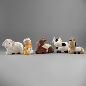 Produits <span class=keywords><strong>en</strong></span> stock Statues religieuses catholiques <span class=keywords><strong>en</strong></span> résine Produit chrétien Produit chrétien Crèche 4,5 cm Ensemble <span class=keywords><strong>de</strong></span> la Sainte <span class=keywords><strong>Famille</strong></span> Pendentif - Product Image 3