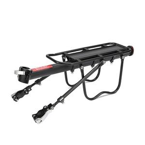 Porte-bagages arrière pour vélo, en alliage d'aluminium, support de fixation détachable pour vélo de montagne - Product Image 1