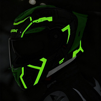 Casque de moto modulable à double visière relevable intégral pour hommes et femmes, idéal pour la course et le motocross