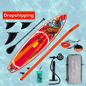 FUNWATER Dropshipping OEM फैक्टरी 11'6 "paddleboard खड़े हो जाओ paddel बोर्ड inflatable समर्थन पेडल बोर्ड सर्फ़बोर्ड waterplay सर्फिंग