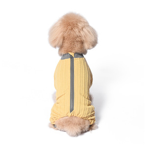 Dört bacaklı giyim kazak örme uzun kollu kış köpek pijama logo ile - Product Image 3