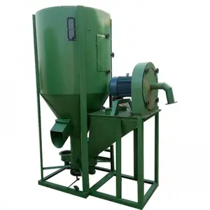 low cost Cattle and sheep breeding feed crusher Vertical Feed Crushing Mixer grain grinder machine
